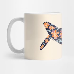 Floral Whale - 70s Colors Mug